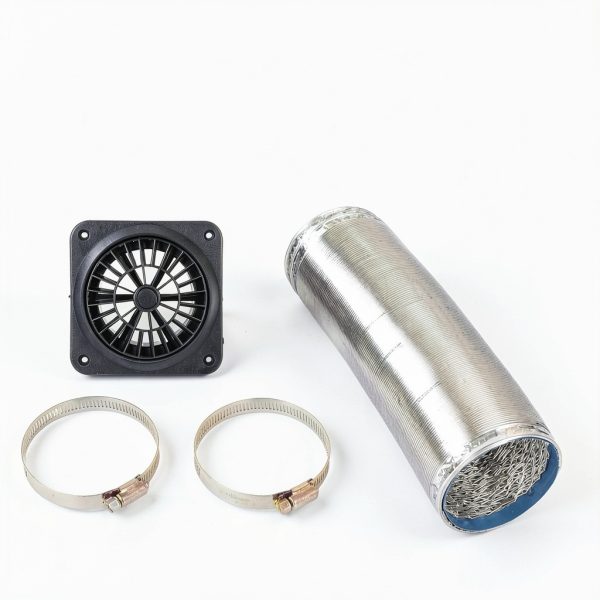 Parking Heater Duct Dompowful Aluminum Flexible-4