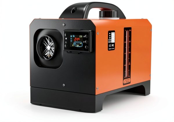 Lioncho Diesel Heater Orange Pedestal 8KW Temperature Control Indoor-0