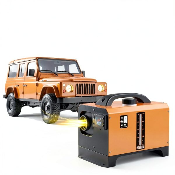 Lioncho Diesel Heater Orange Pedestal 8KW Temperature Control Indoor-7