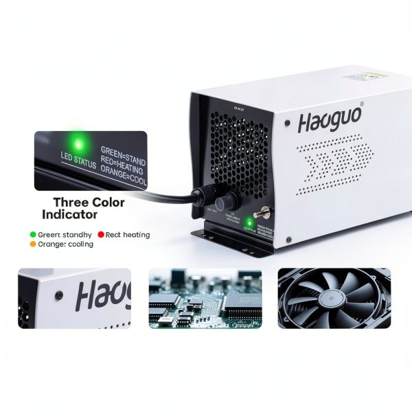 Haoguo Bilge Heater 650W Adjustable Yellow Marine Heater-4