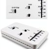 Generic RV Thermostat Push Button Low Voltage 12V White Wall Mount-3