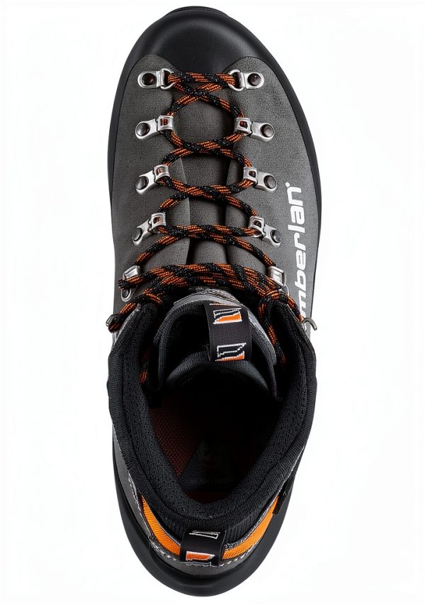 Zamberlan Mountain Trek GTX RR Mountaineering Shoes Graphite Orange 12-4